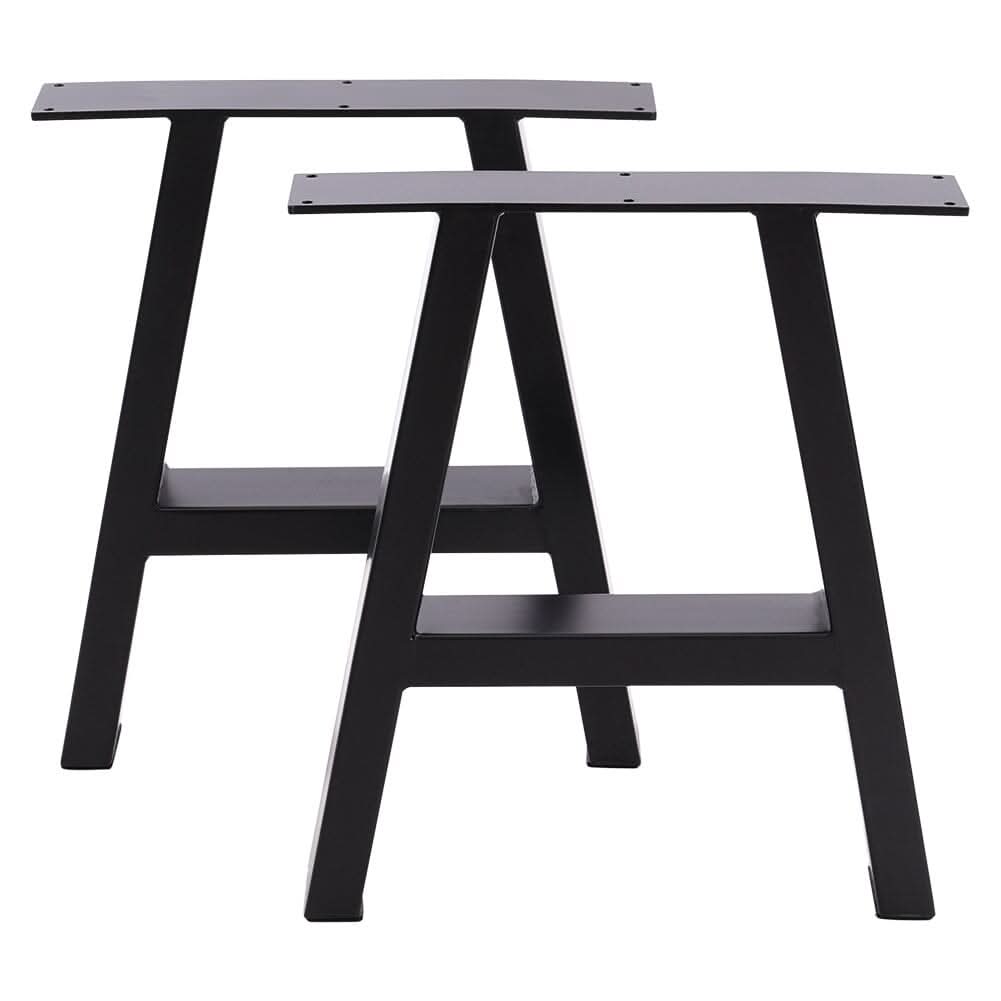Set of 2 Heavy Duty Tube Metal Legs for Furniture
