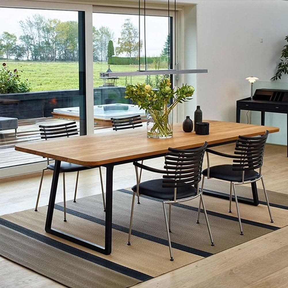 Industrial Set of 2 Table Legs DIY Steel Furniture Legs