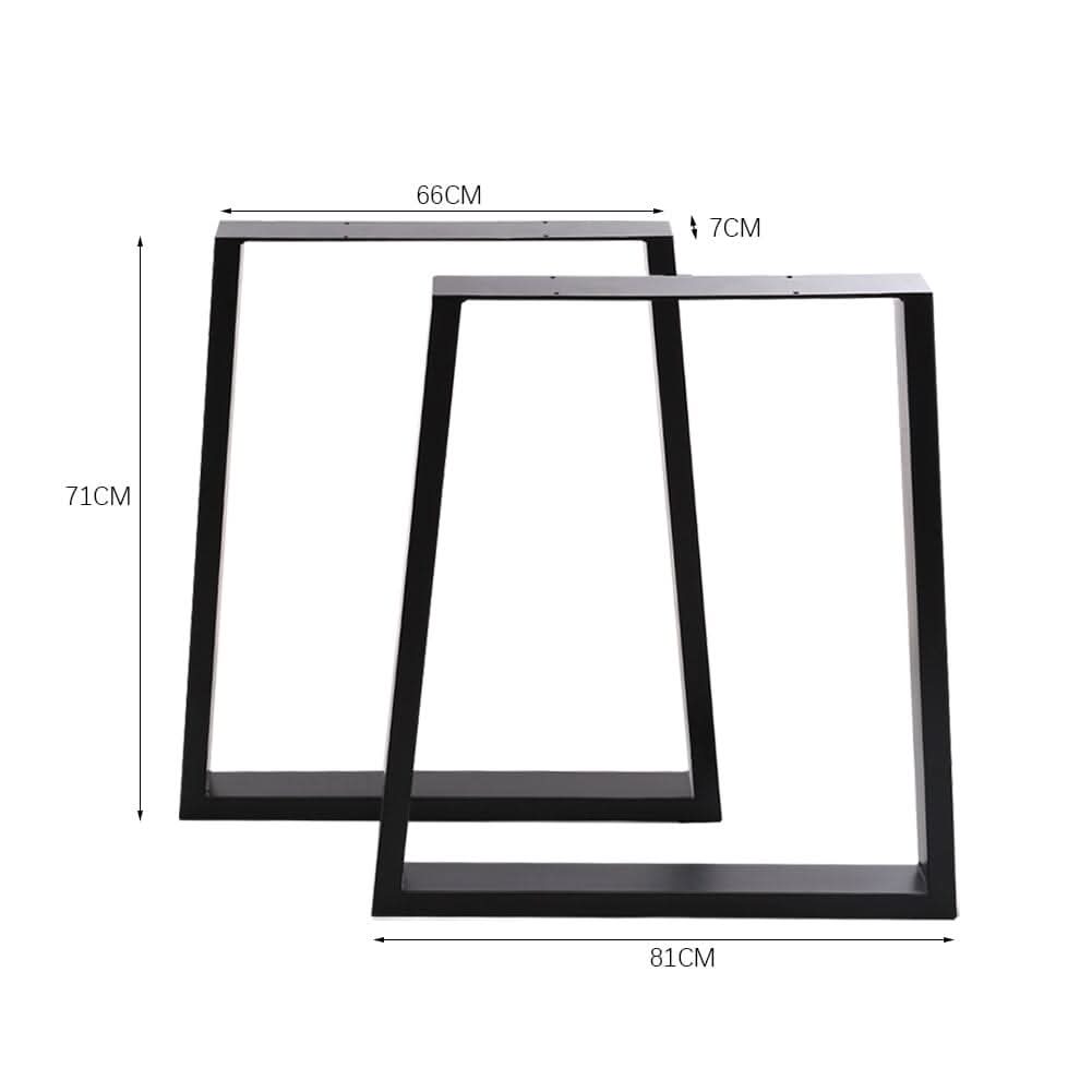 Industrial Set of 2 Table Legs DIY Steel Furniture Legs