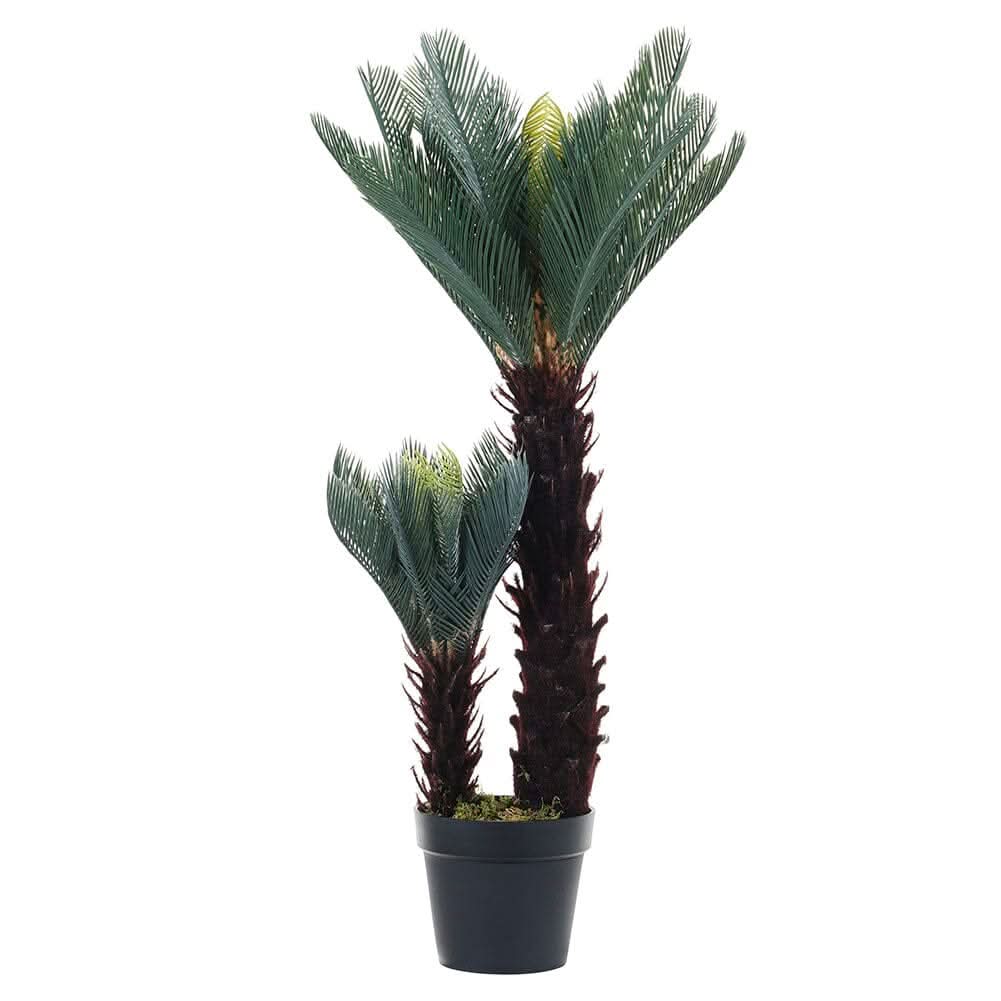 Artificial Double Cycas Decorative Plant in Planter