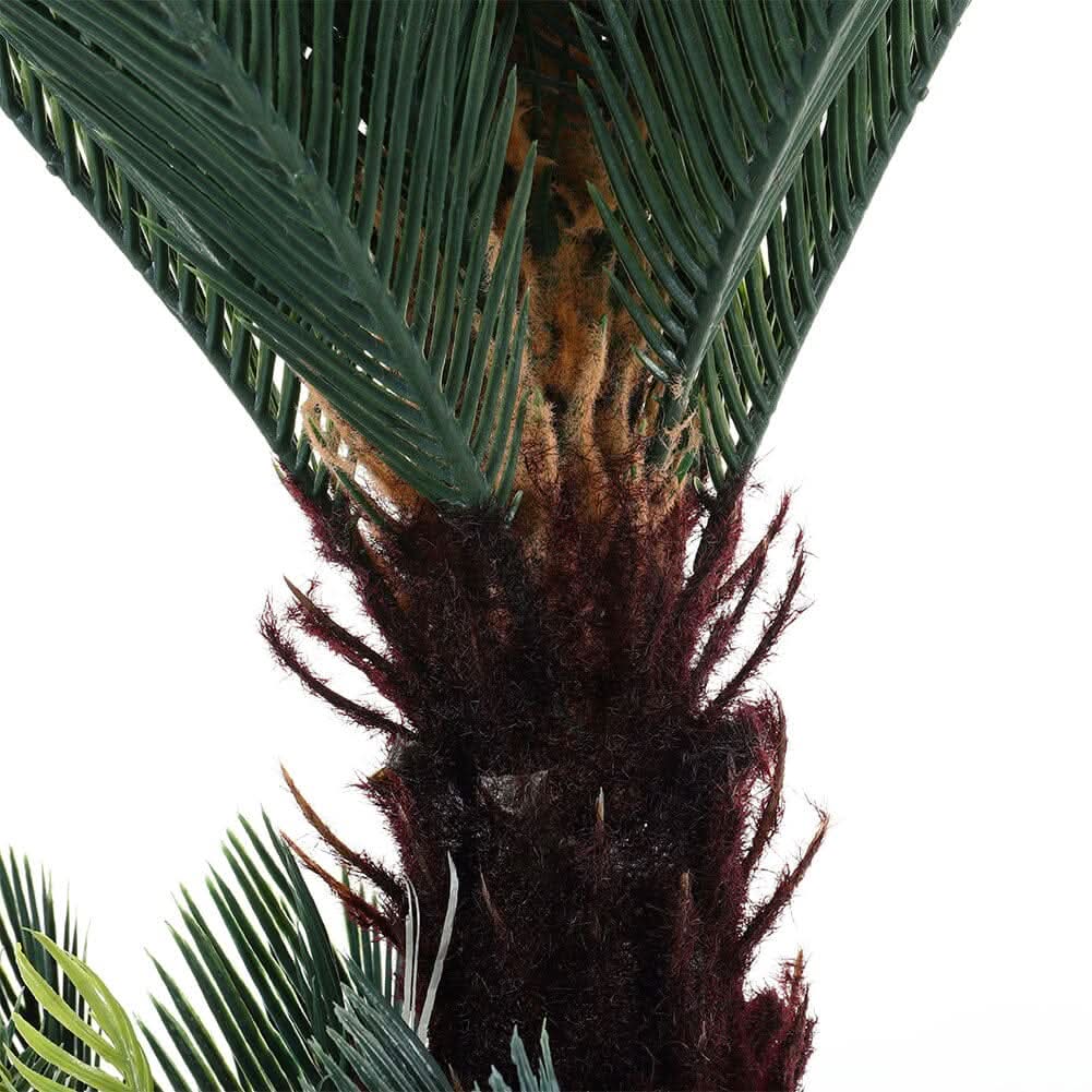 Artificial Double Cycas Decorative Plant in Planter