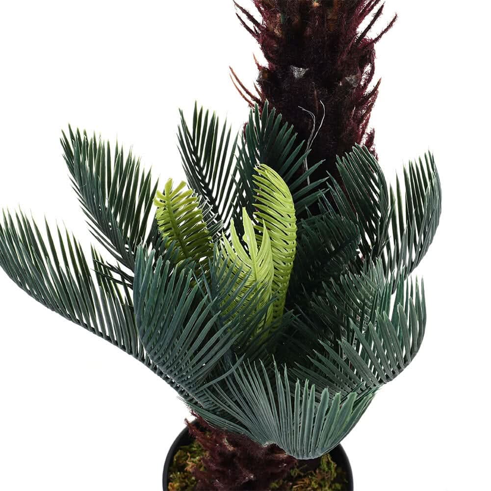 Artificial Double Cycas Decorative Plant in Planter