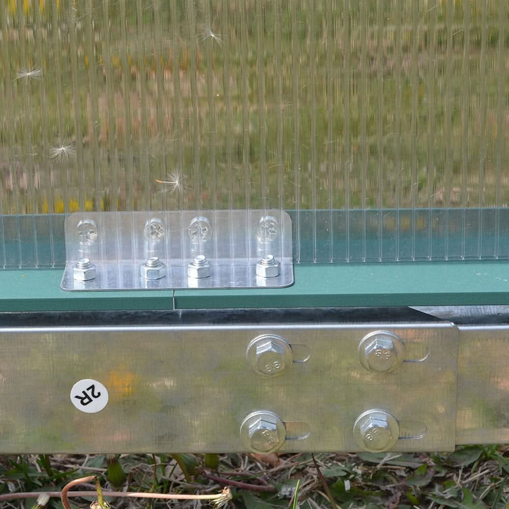 Large Aluminium Hobby Greenhouse and Window Opening