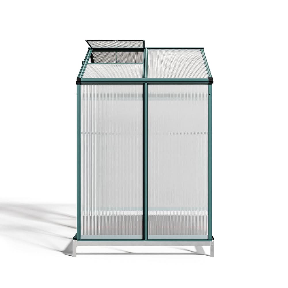 4×6 ft/ 6×6 ft/ 8×6 ft/ 10×6 ft Garden Greenhouse Green Framed with Vent
