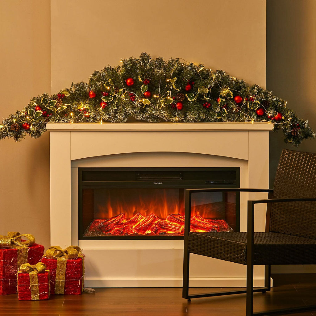 1.8m Christmas Rattan Horn Decoration