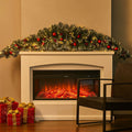 1.8m Christmas Rattan Horn Decoration