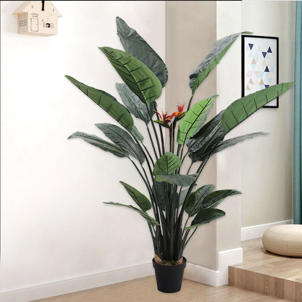 180cm Artificial Potted Bird of Paradise Palm Tree