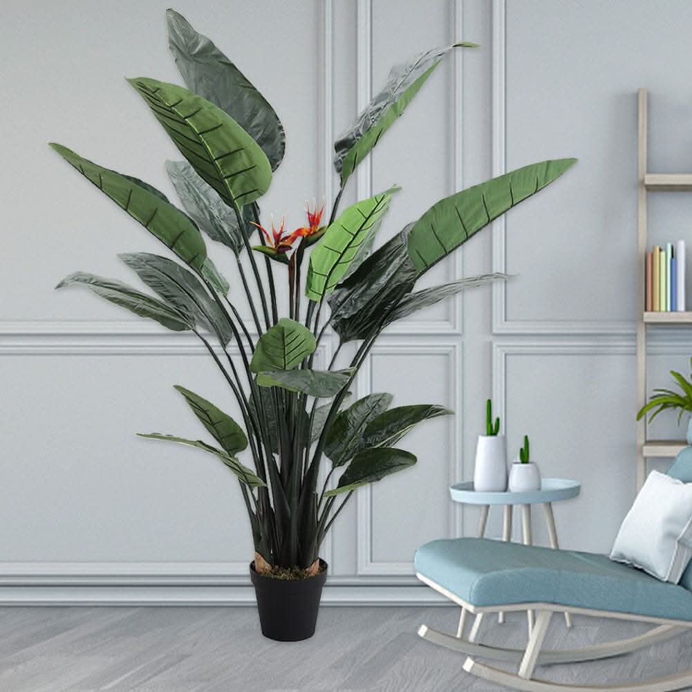 180cm Artificial Potted Bird of Paradise Palm Tree