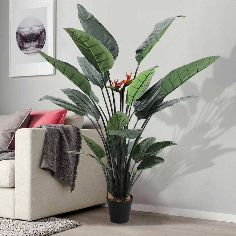 180cm Artificial Potted Bird of Paradise Palm Tree