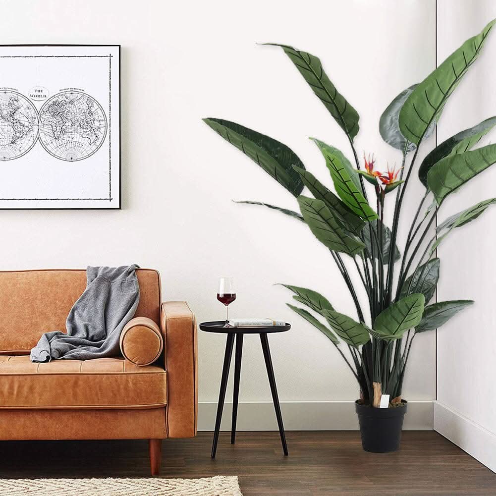 180cm Artificial Potted Bird of Paradise Palm Tree
