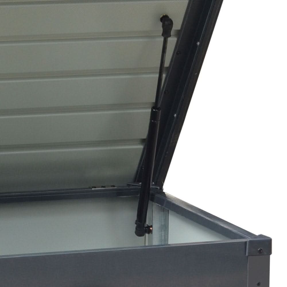 200L/600L Metal Outdoor Garden Storage Box Lockable Waterproof