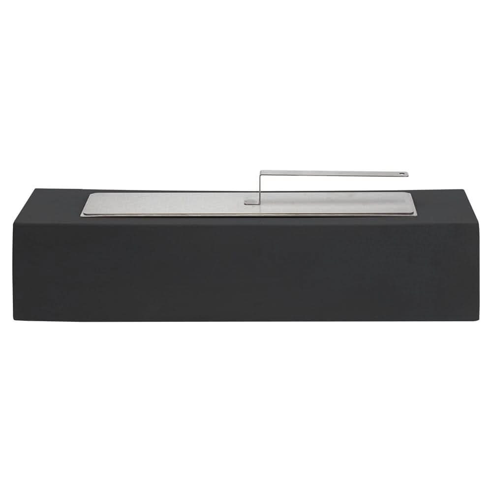Concrete Rectangle Bio-Ethanol Outdoor Tabletop Fireplace