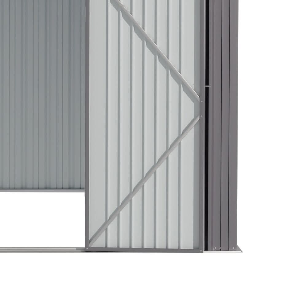 3×5 ft/ 4×6ft/ 6×8 ft/ 10×8ft/ 10×10ft/ 10×12ft Metal Outdoor Garden Storage Shed Motorcycle Sheds with Lockable