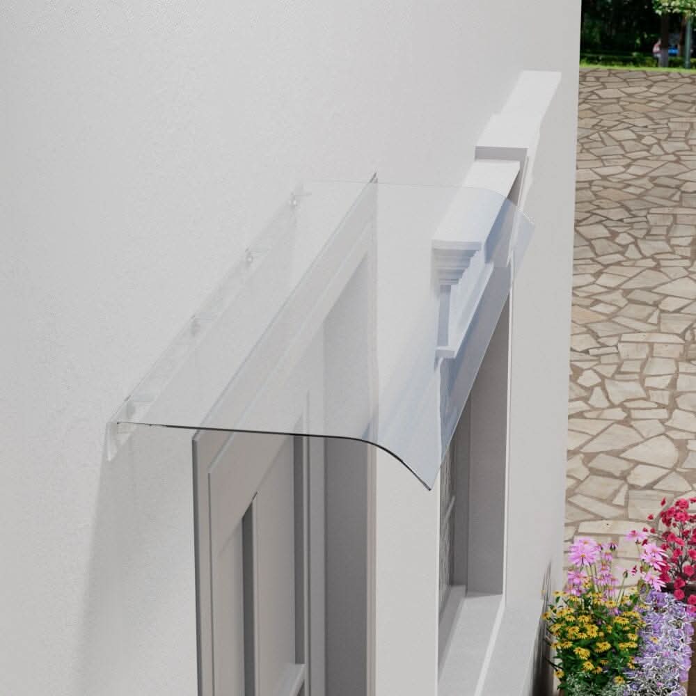 1M / 1.2M / 1.6M / 2M Transparent Awning Canopy for Window and Door