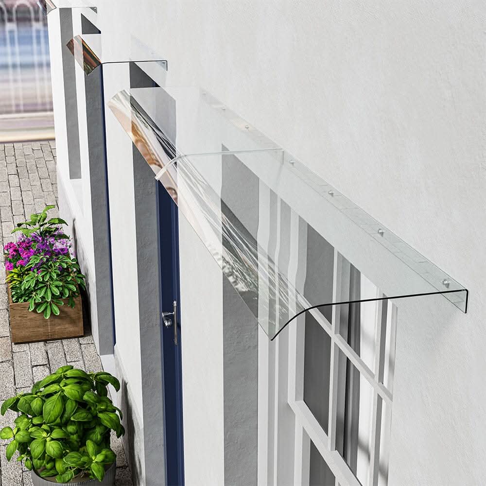 1M / 1.2M / 1.6M / 2M Transparent Arc Awning Canopy for Window and Door