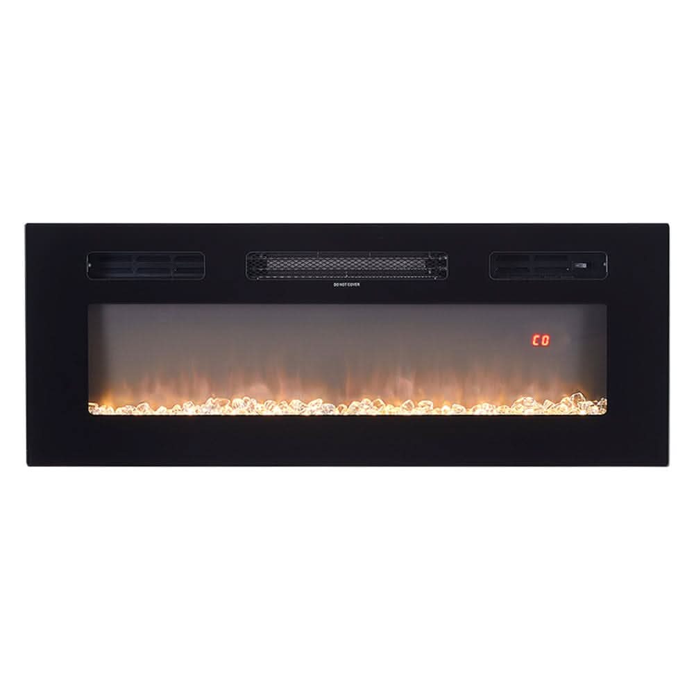 70 inch L Modern LED TV Stand with 12 Colour Electric Fireplace