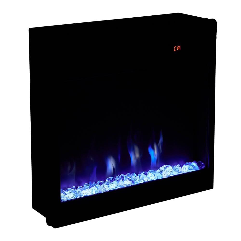 Freestanding TV Stand Entertainment Center with 18" Fireplace