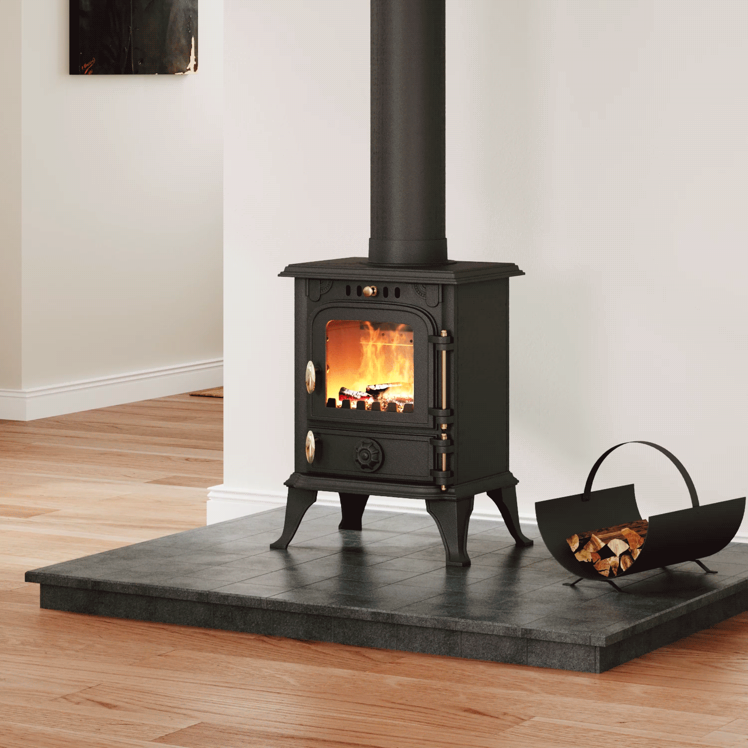 Cast Iron Fireplace | DEFRA Approved Wood Burner | UKCA Certified