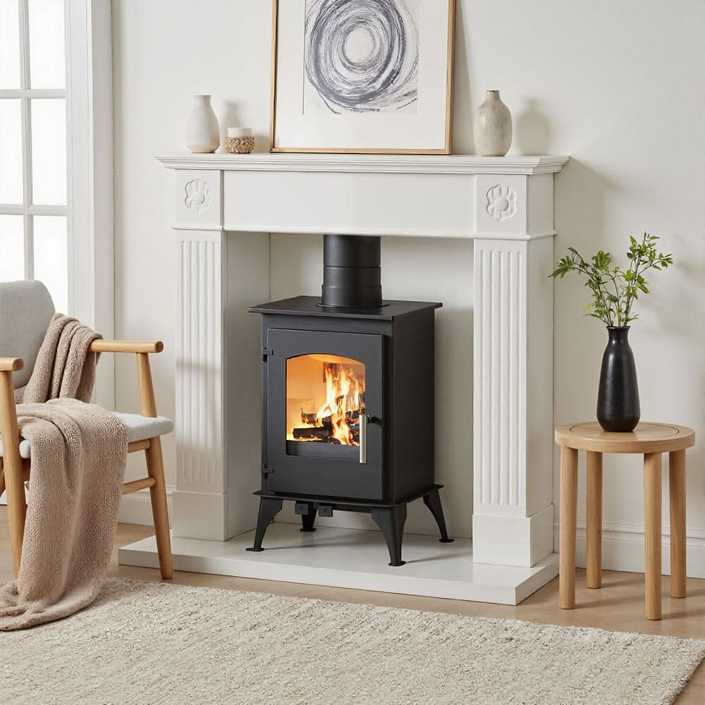 Cast Iron Fireplace – Victorian Style Wood Burning Fireplace Insert & Freestanding Heater
