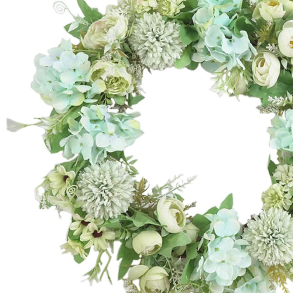 Spring Artificial Peony Wreath Mixed Flowers for Wedding Decor