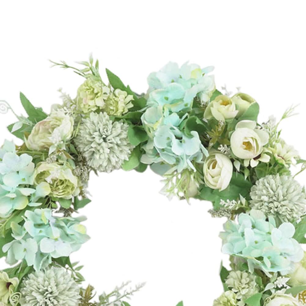 Spring Artificial Peony Wreath Mixed Flowers for Wedding Decor