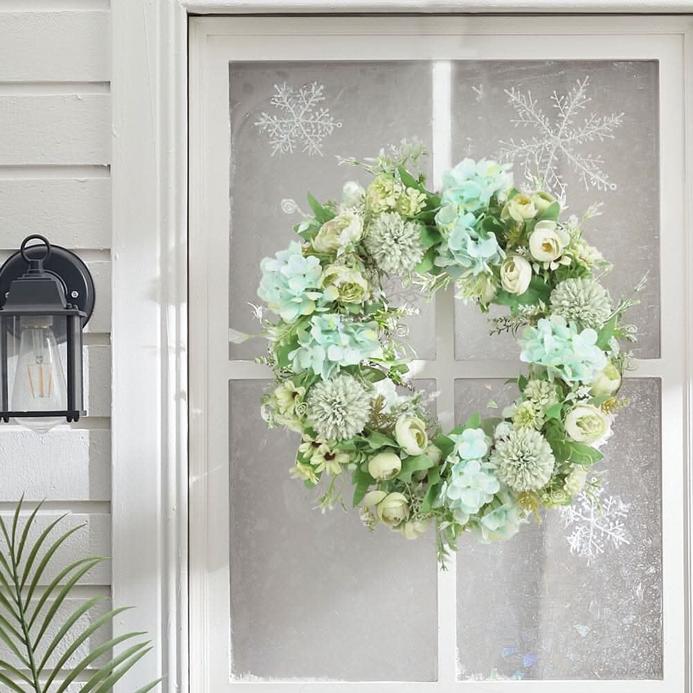Spring Artificial Peony Wreath Mixed Flowers for Wedding Decor