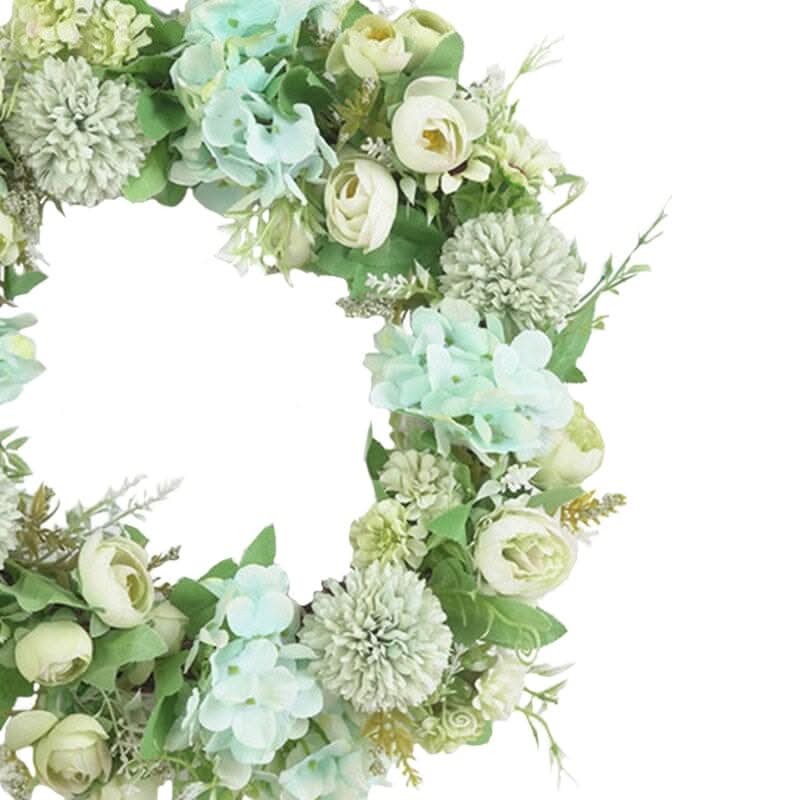 Spring Artificial Peony Wreath Mixed Flowers for Wedding Decor