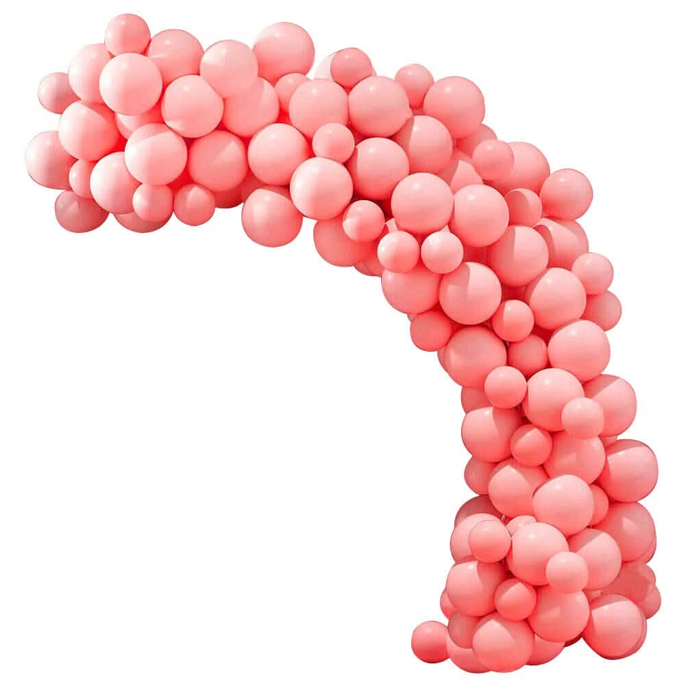 50pcs Wedding macaron monochrome Balloon Chain set-Red