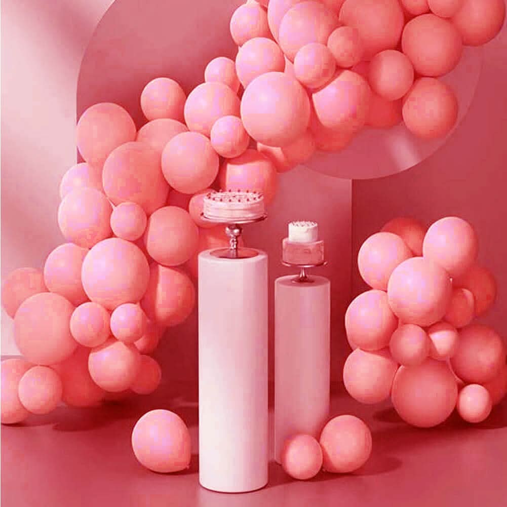 50pcs Wedding macaron monochrome Balloon Chain set-Red