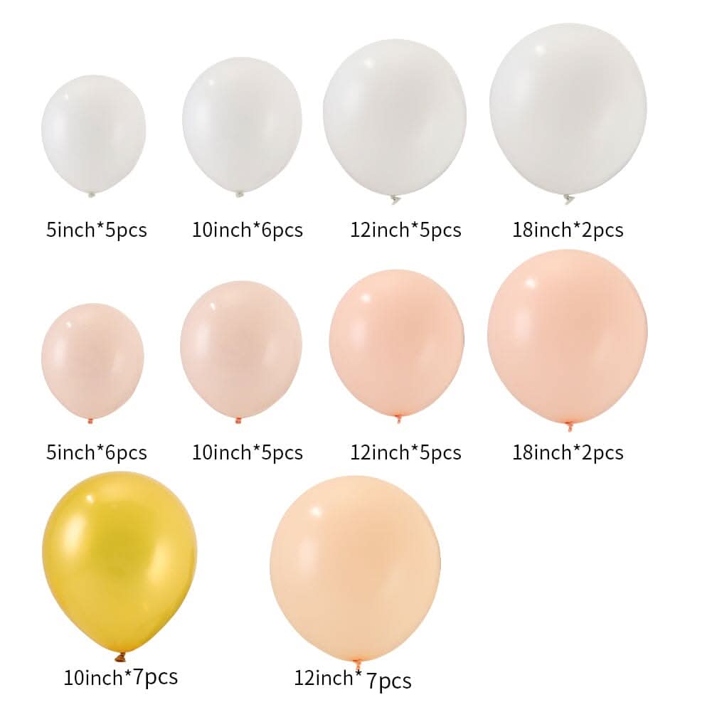 50pcs Wedding Birthday Background Wall Scene Decoration Balloon Combination Set 4