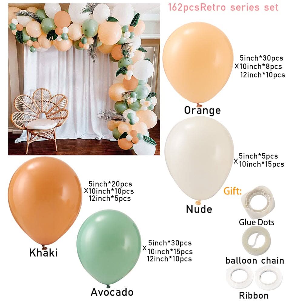 162pcs Wedding and Birthday Decoration Balloon Set 4