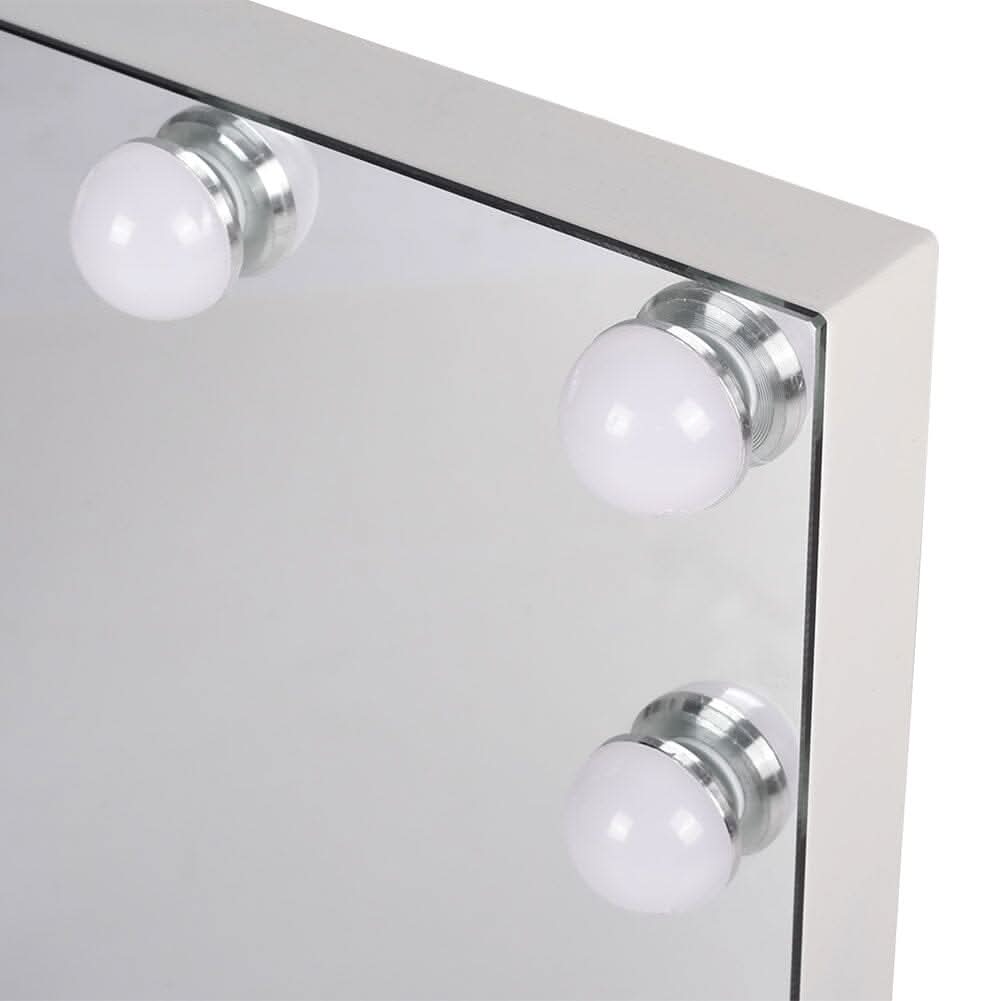 50cm W Rectangle Hollywood LED Lighted Cosmetic Mirror