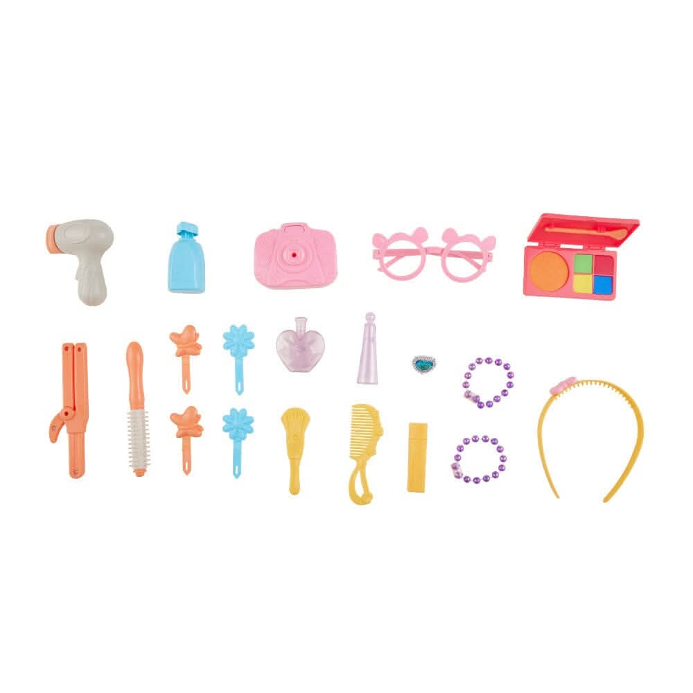 Fun Bucket-Shaped Toy Storage Vanity Table