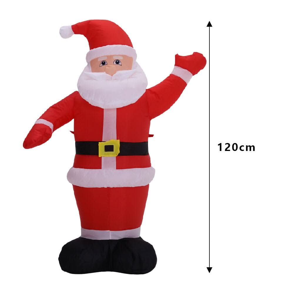 Inflatable Santa 120cm Christmas Decoration