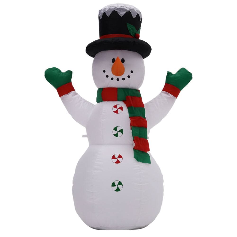 Inflatable Snowman 120cm Christmas Decoration