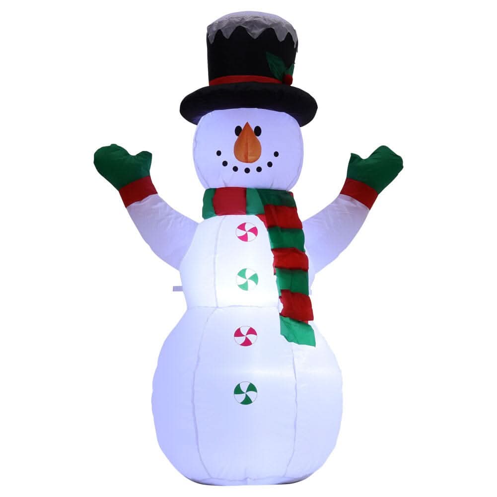 Inflatable Snowman 120cm Christmas Decoration