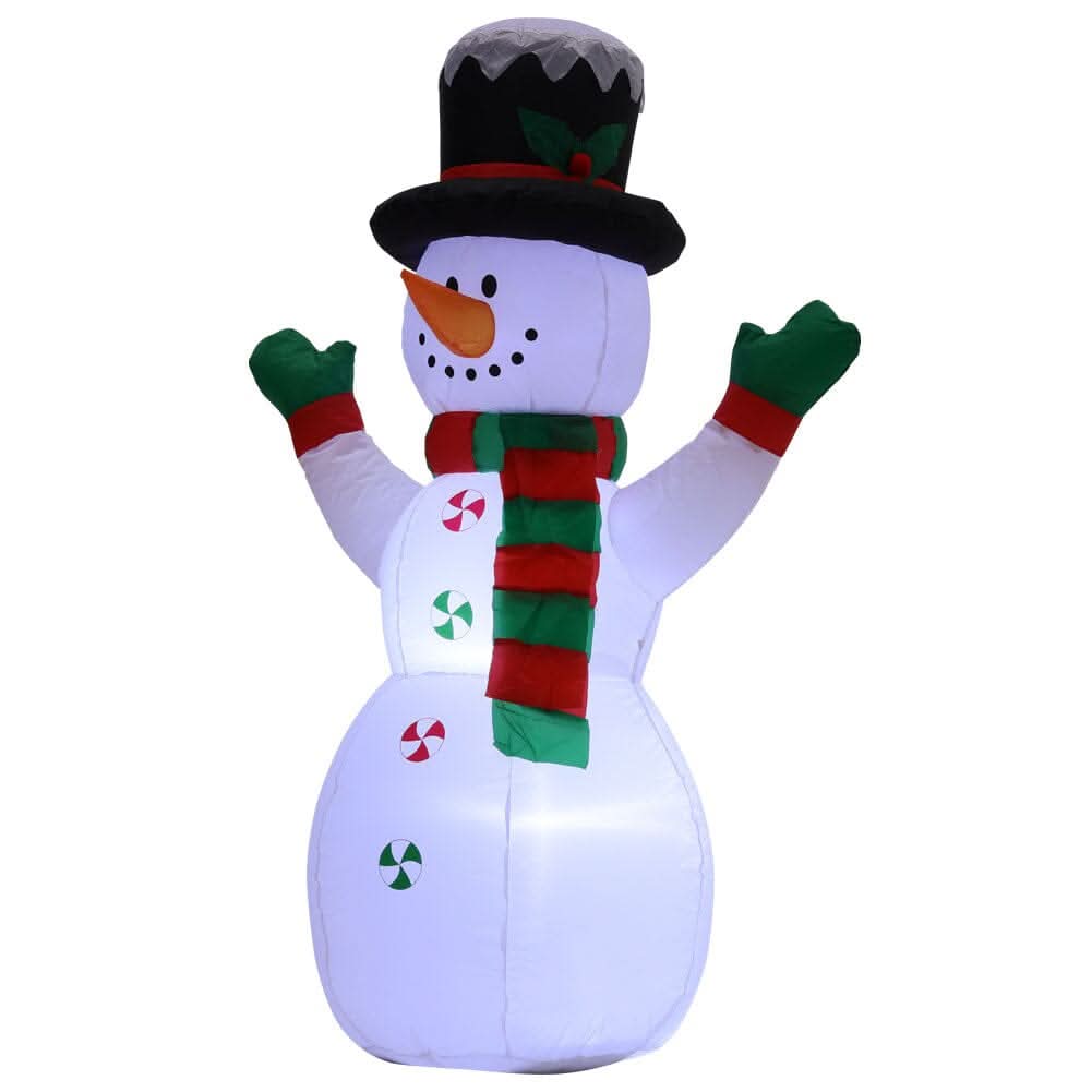 Inflatable Snowman 120cm Christmas Decoration