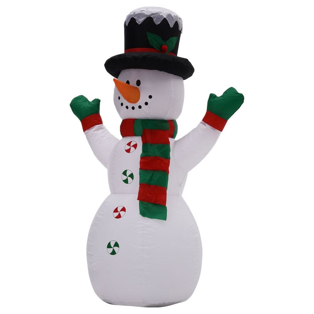 Inflatable Snowman 120cm Christmas Decoration