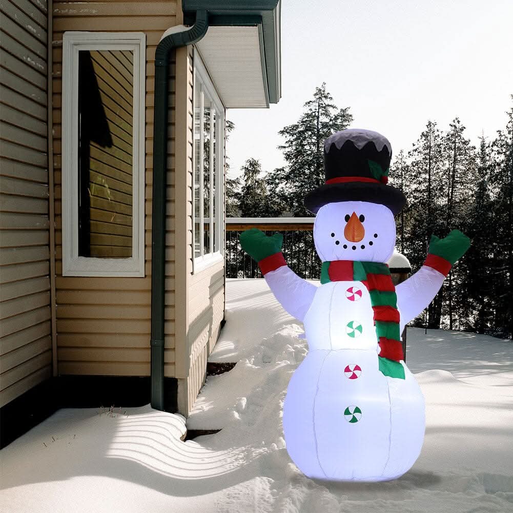 Inflatable Snowman 120cm Christmas Decoration