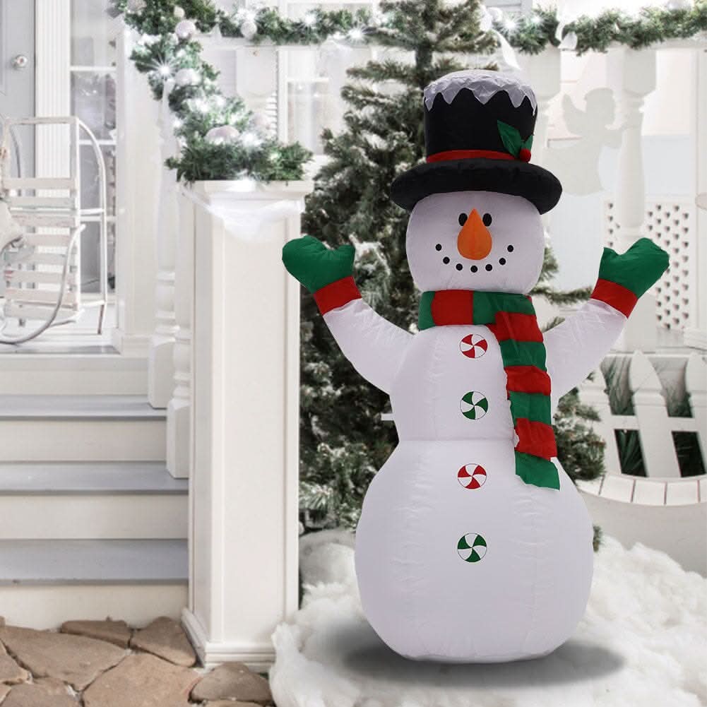 Inflatable Snowman 120cm Christmas Decoration