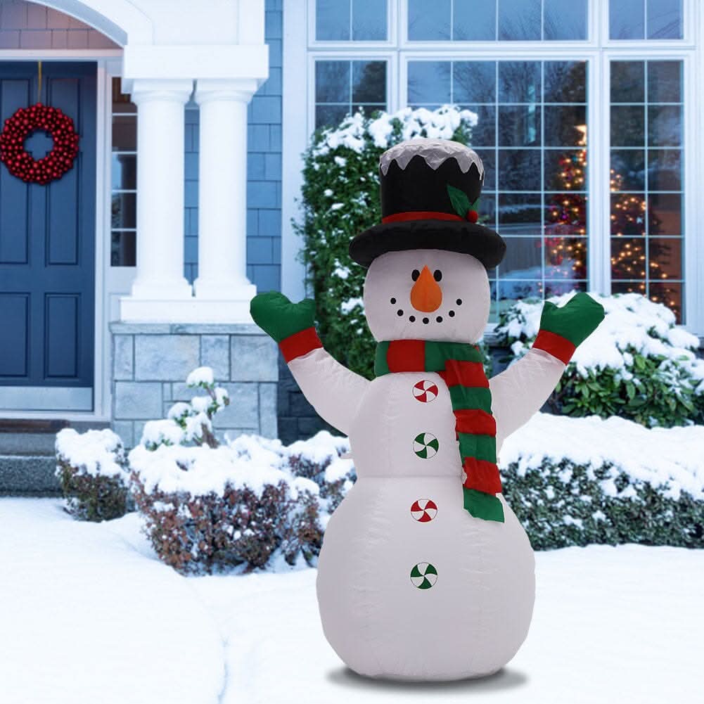 Inflatable Snowman 120cm Christmas Decoration