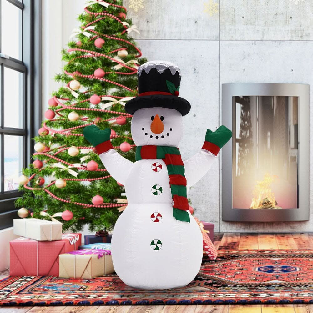 Inflatable Snowman 120cm Christmas Decoration