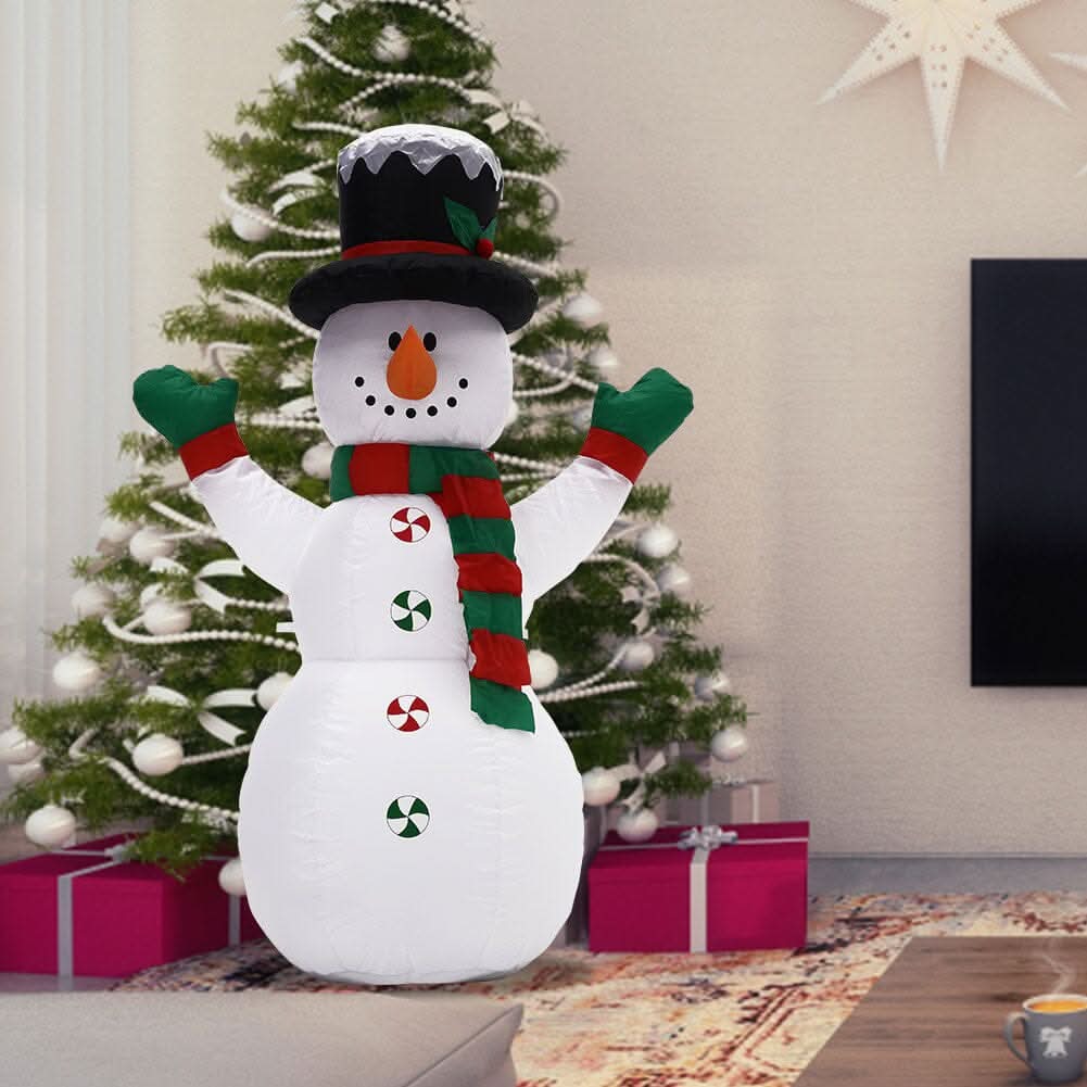 Inflatable Snowman 120cm Christmas Decoration