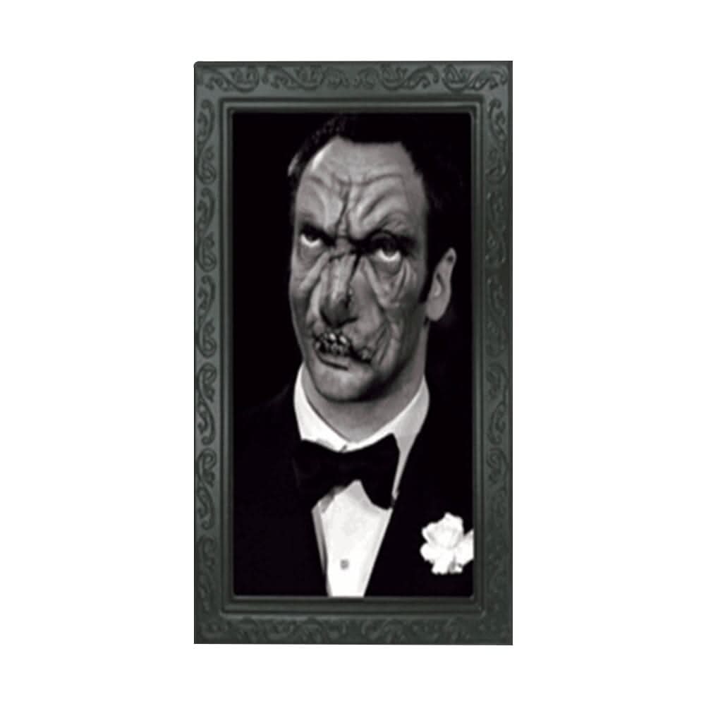 Haunted Transforming Portrait Frame – 3D Face-Changing Horror Wall Decor for Halloween