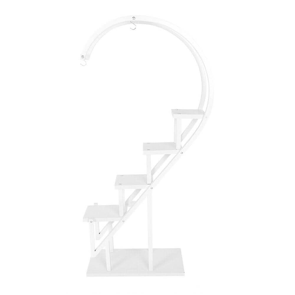 Creative Curved 4 Tier Plant Stand Bonsai Display Shelf