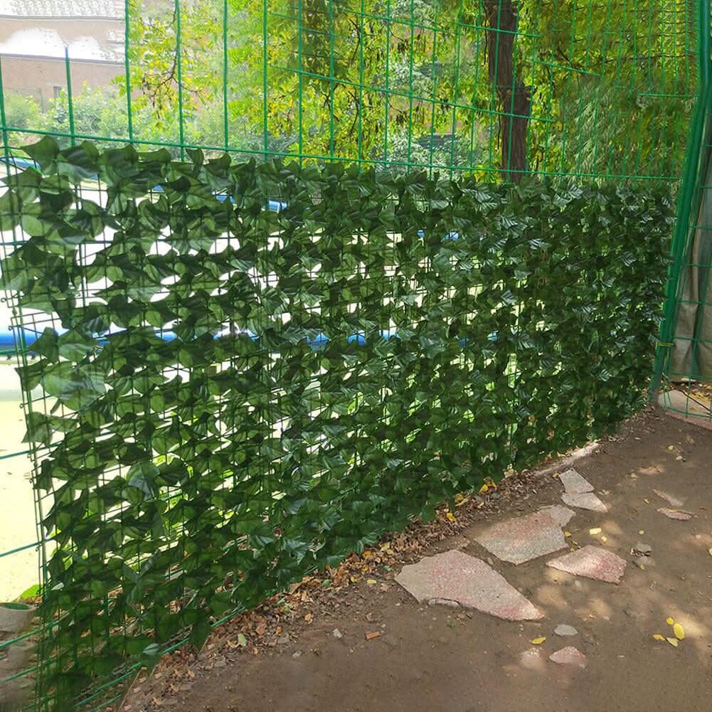 6PCS Artificial Grape Leaves Privacy Fence