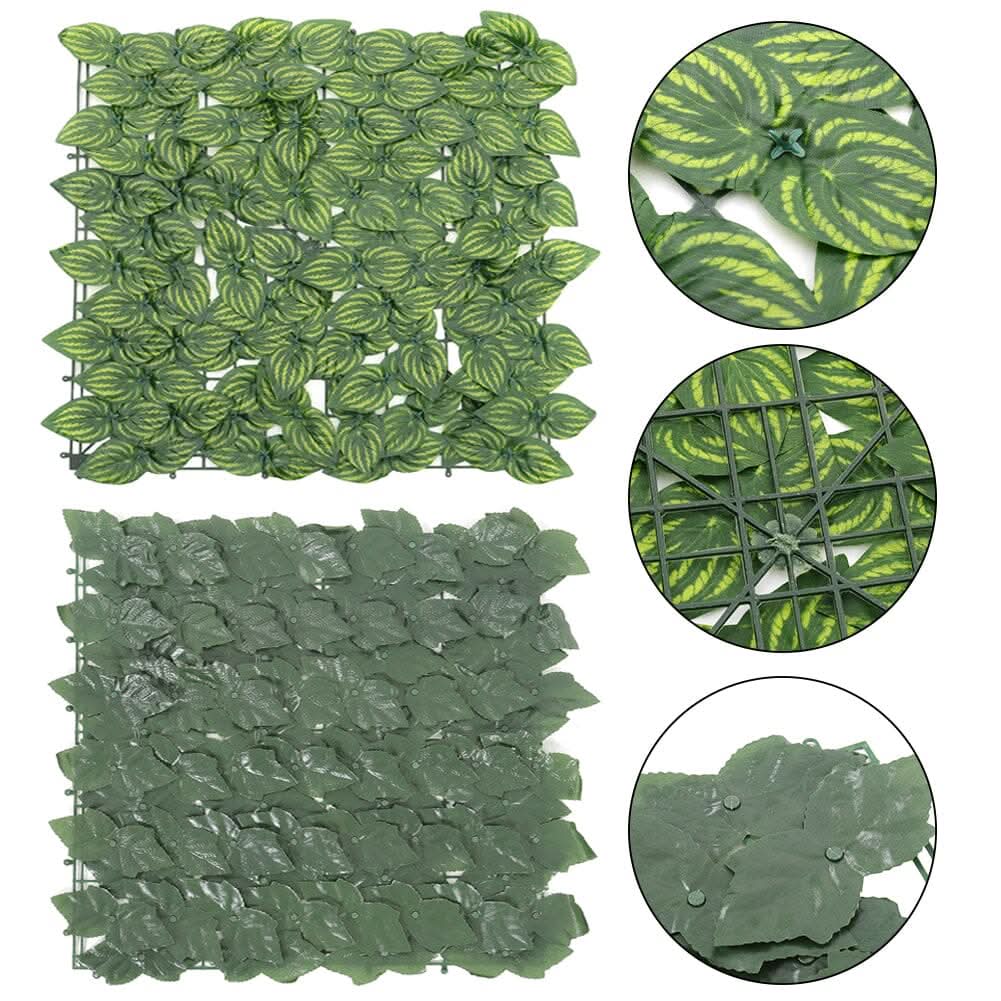 6PCS Artificial Grape Leaves Privacy Fence