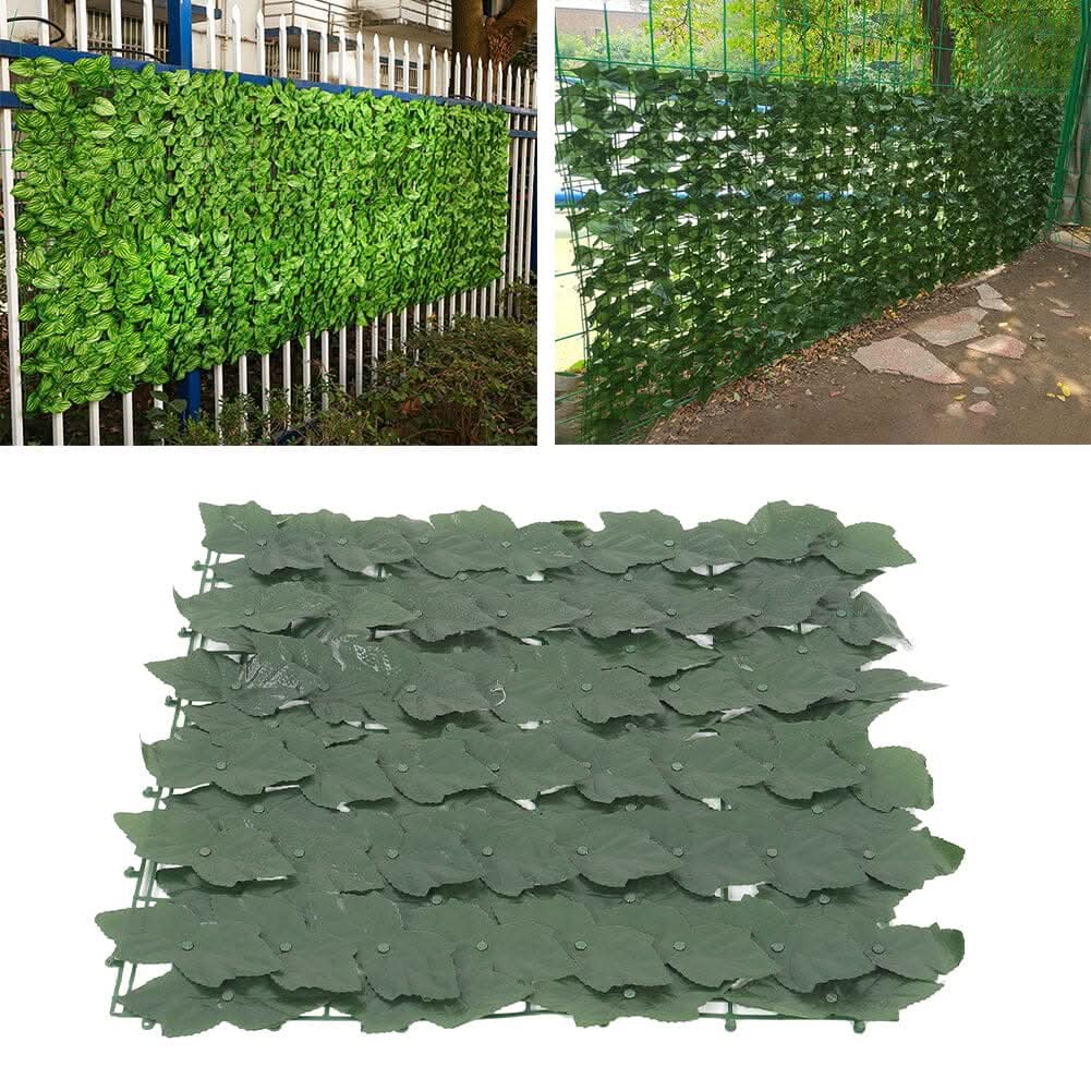 6PCS Artificial Grape Leaves Privacy Fence