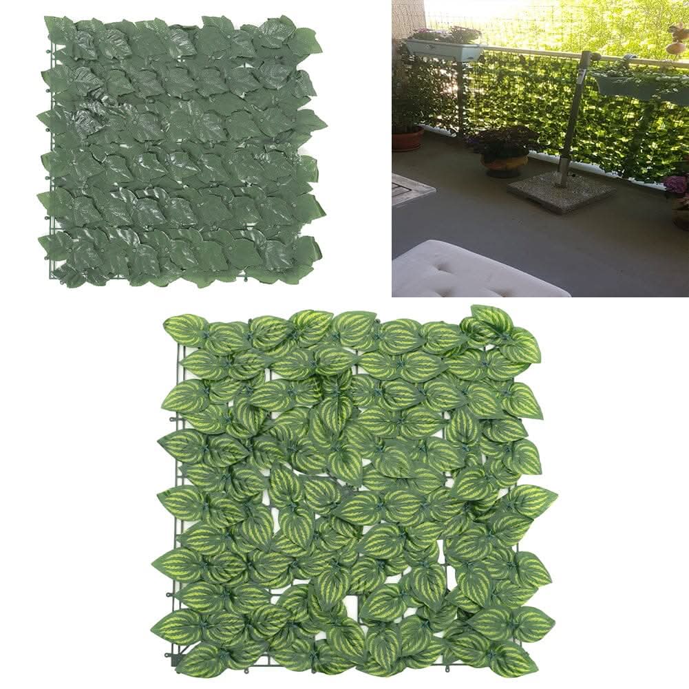 6PCS Artificial Grape Leaves Privacy Fence