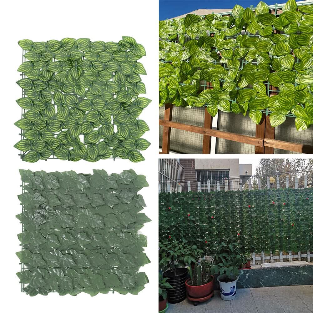 6PCS Artificial Grape Leaves Privacy Fence